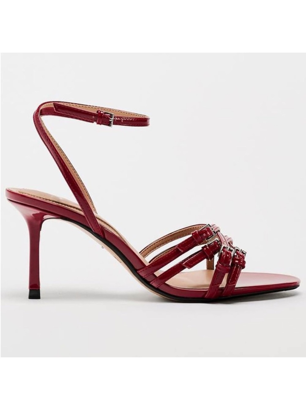 Zara High Heeled Strap Sandals